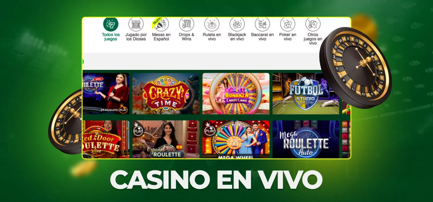Casino en vivo en Olimpo Bet